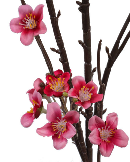 Stunning Artificial Cherry Blossom Stick Without Pot | 51 inches