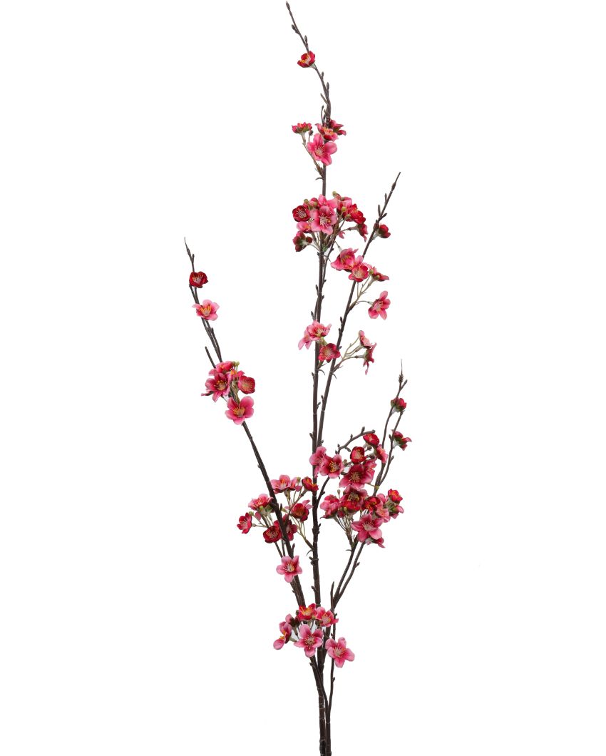 Stunning Artificial Cherry Blossom Stick Without Pot | 51 inches