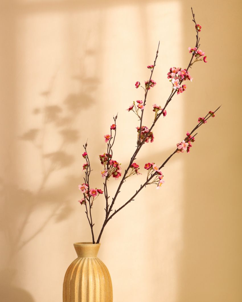 Stunning Artificial Cherry Blossom Stick Without Pot | 51 inches