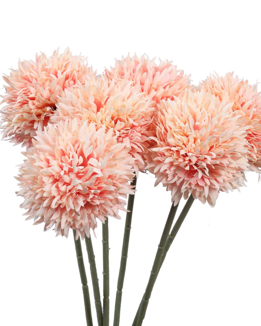 Gorgeous Artificial Chrysanthemum Flower 6 Sticks Without Pot | 18 inches