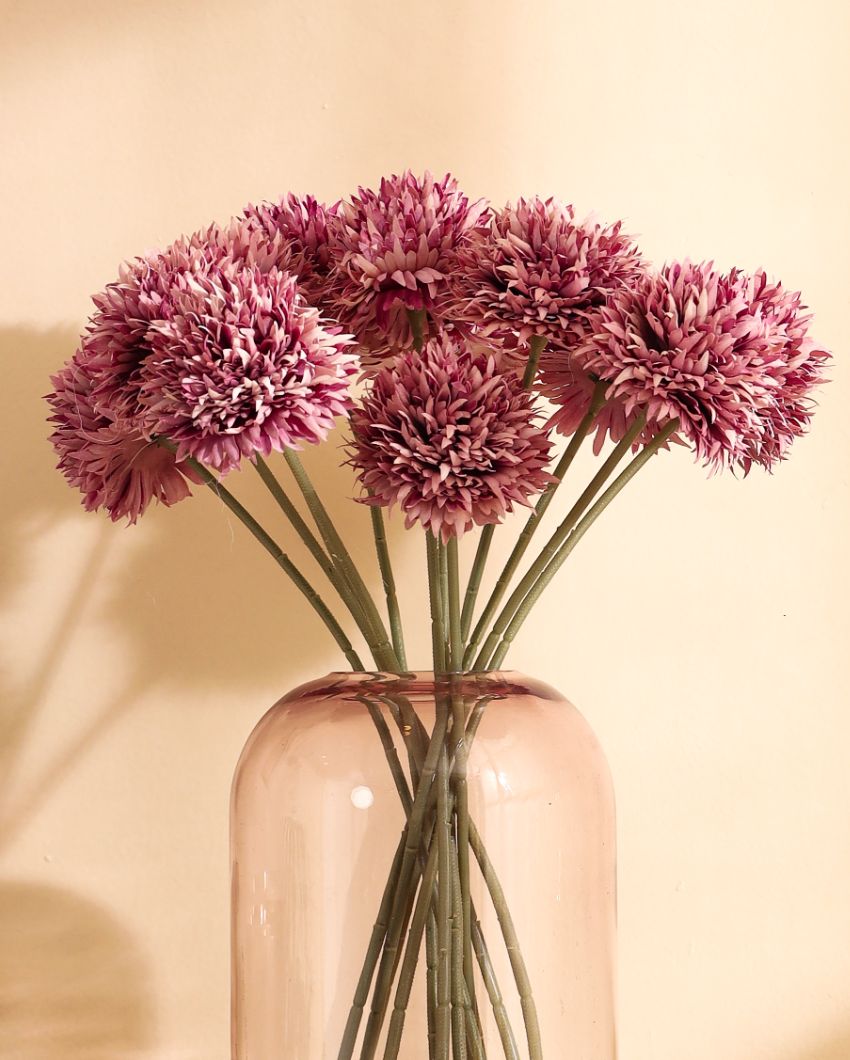 Gorgeous Artificial Chrysanthemum Flower 6 Sticks Without Pot | 18 inches