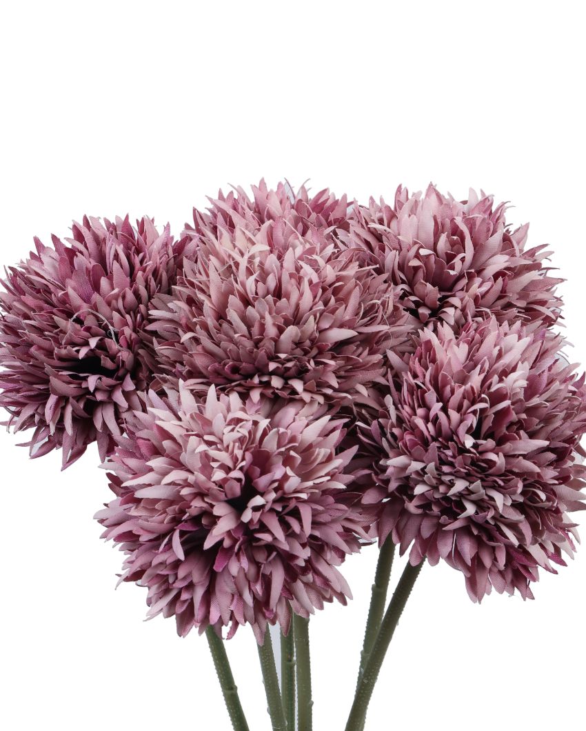 Gorgeous Artificial Chrysanthemum Flower 6 Sticks Without Pot | 18 inches