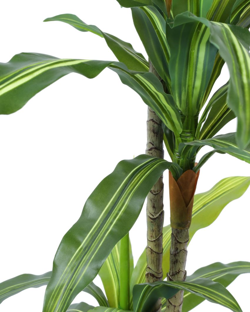 Eye-catching Artificial Dracaena Plant with Black Pot