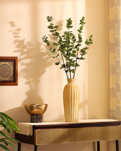 Decorative Artificial Eucalyptus 3 Sticks Without Pot | 32 inches