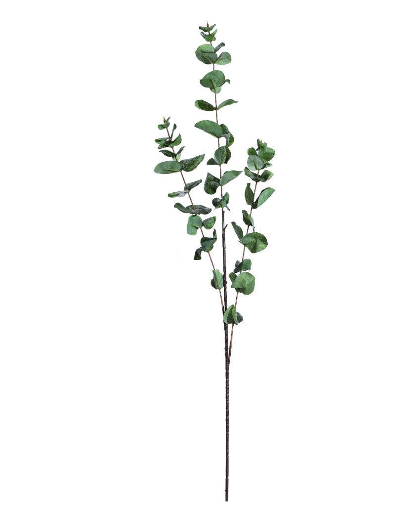 Decorative Artificial Eucalyptus 3 Sticks Without Pot | 32 inches