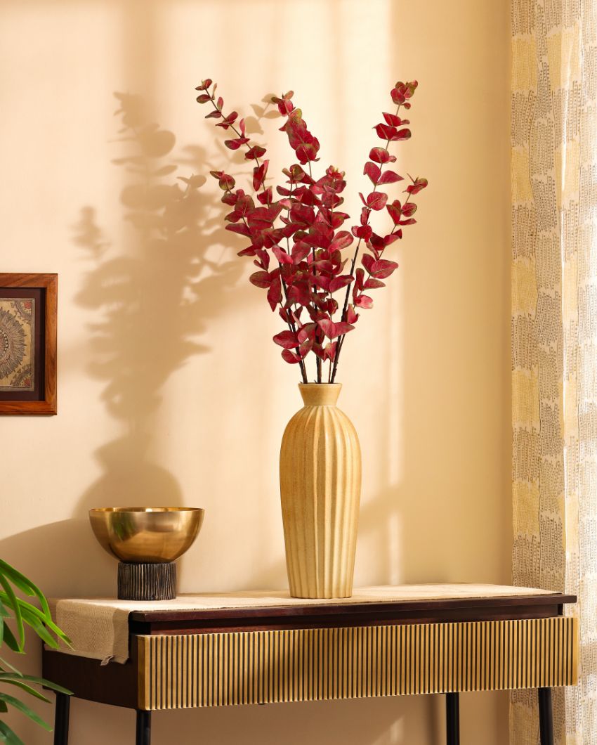 Decorative Artificial Eucalyptus 3 Sticks Without Pot | 32 inches