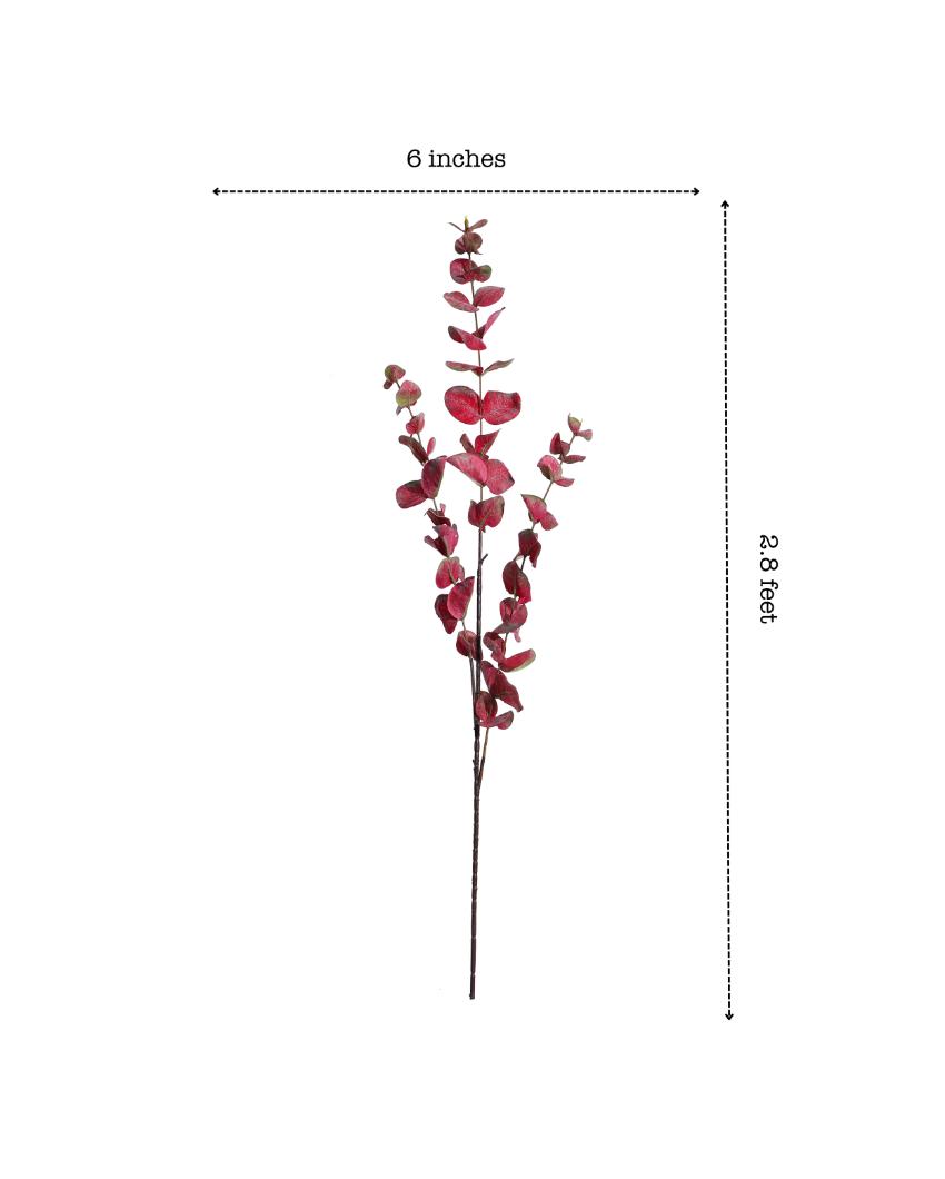 Decorative Artificial Eucalyptus 3 Sticks Without Pot | 32 inches