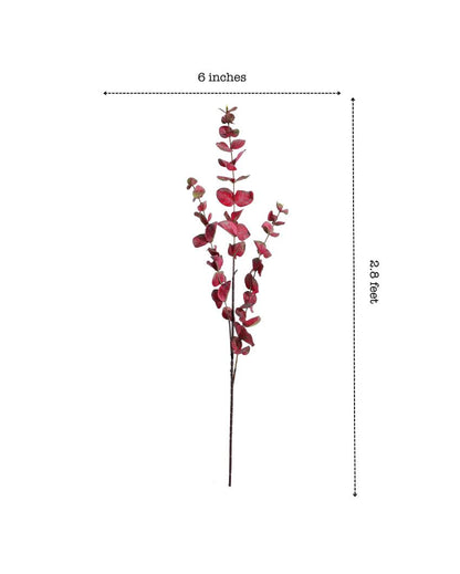 Decorative Artificial Eucalyptus 3 Sticks Without Pot | 32 inches