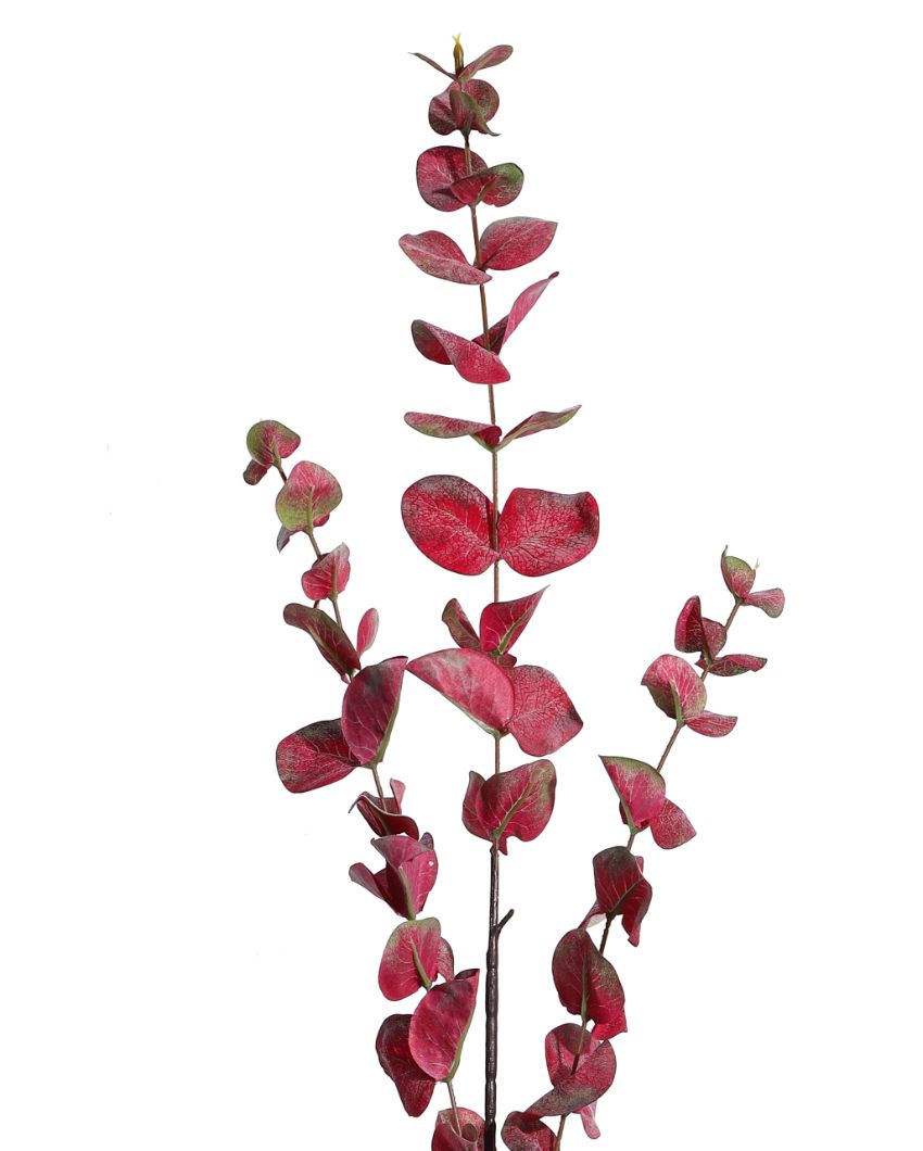 Decorative Artificial Eucalyptus 3 Sticks Without Pot | 32 inches