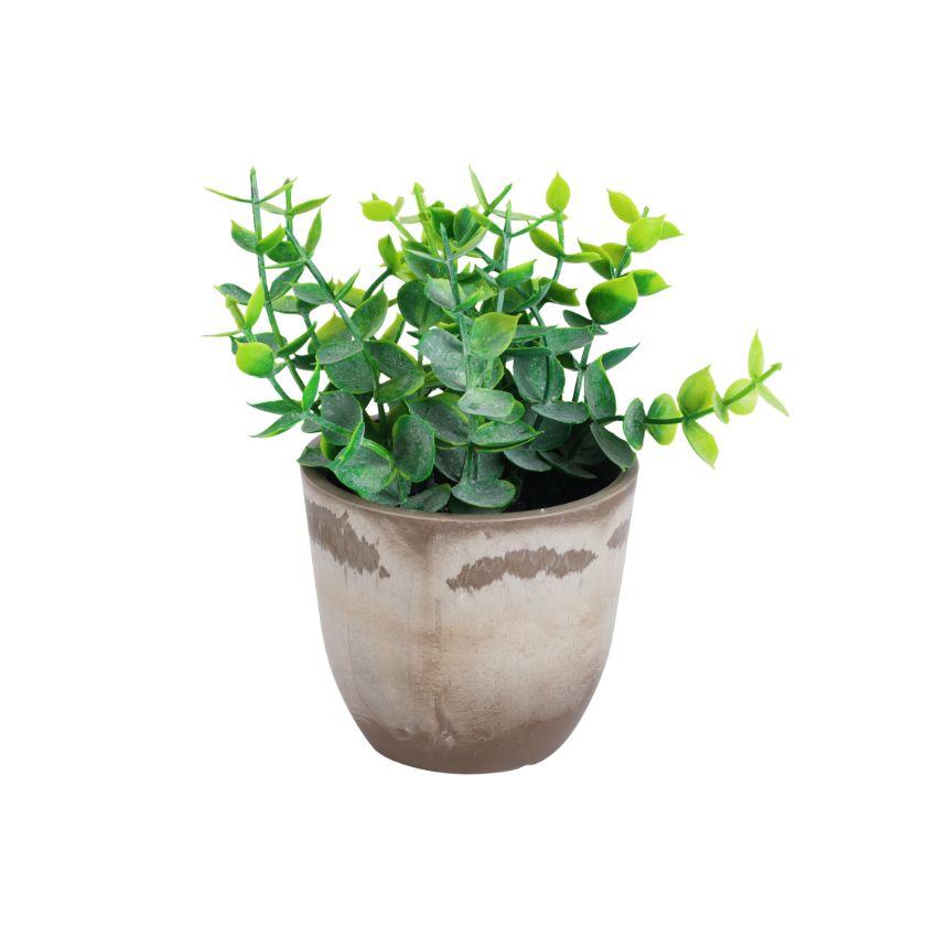 Artificial Green Potted Plants Set | Set of 2