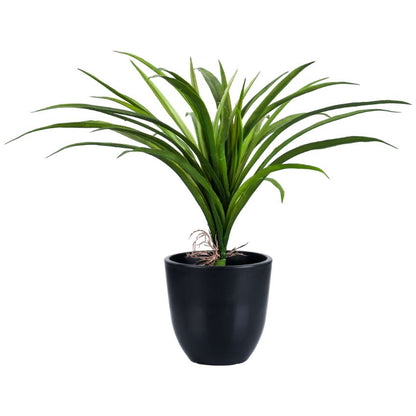 Premium Artificial Grass Plant in Stylish Pot | 4 x 4 x 16 inches