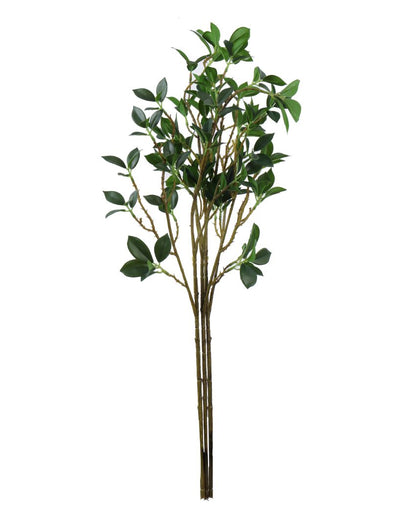 Beautiful Artificial Green 3 Sticks Flowers without Pot | 29 inches