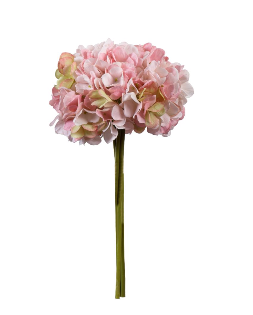 Delightful Artificial Hydrangea Flower Bouquet Without Pot | 1 feet