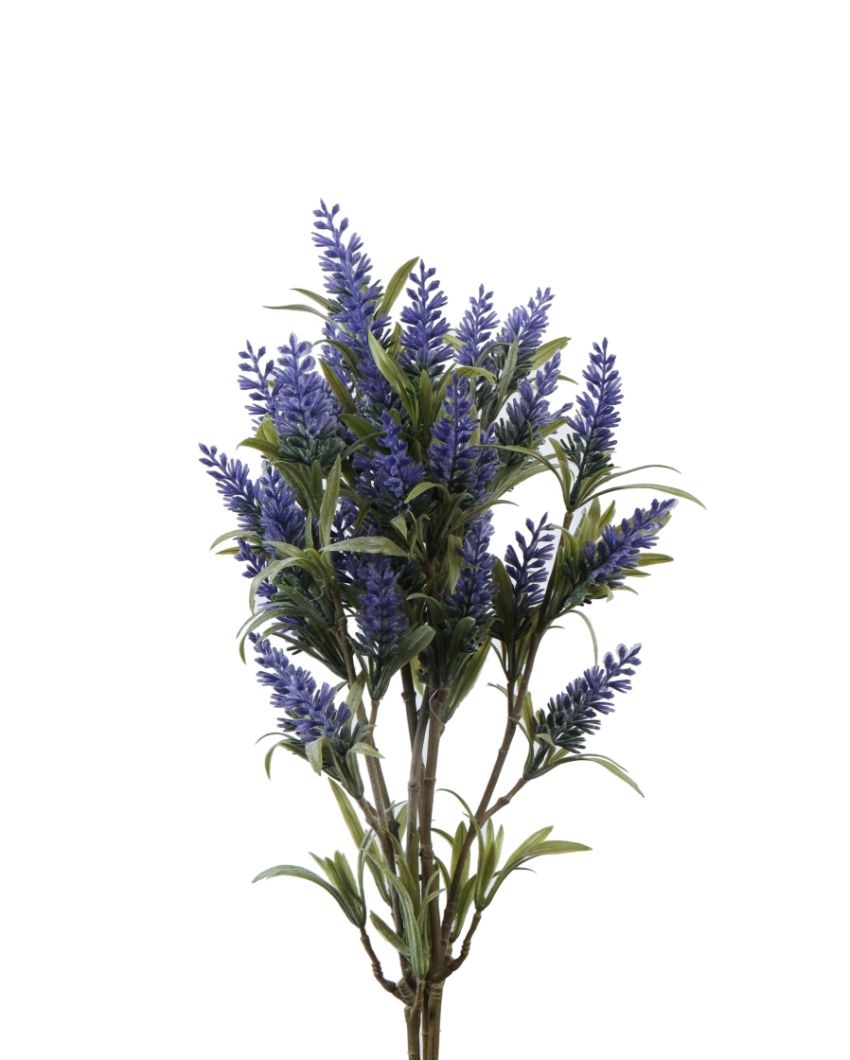 Artificial Lavender Flower 3 Stick Without Pot | 20 inches