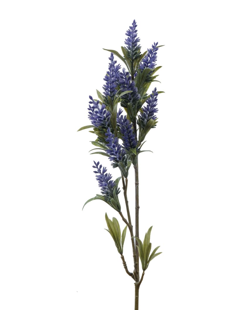 Artificial Lavender Flower 3 Stick Without Pot | 20 inches