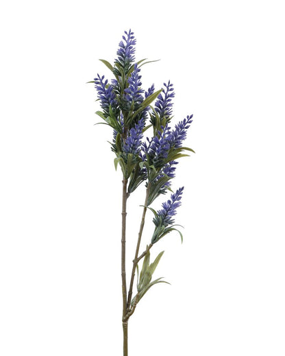 Artificial Lavender Flower 3 Stick Without Pot | 20 inches