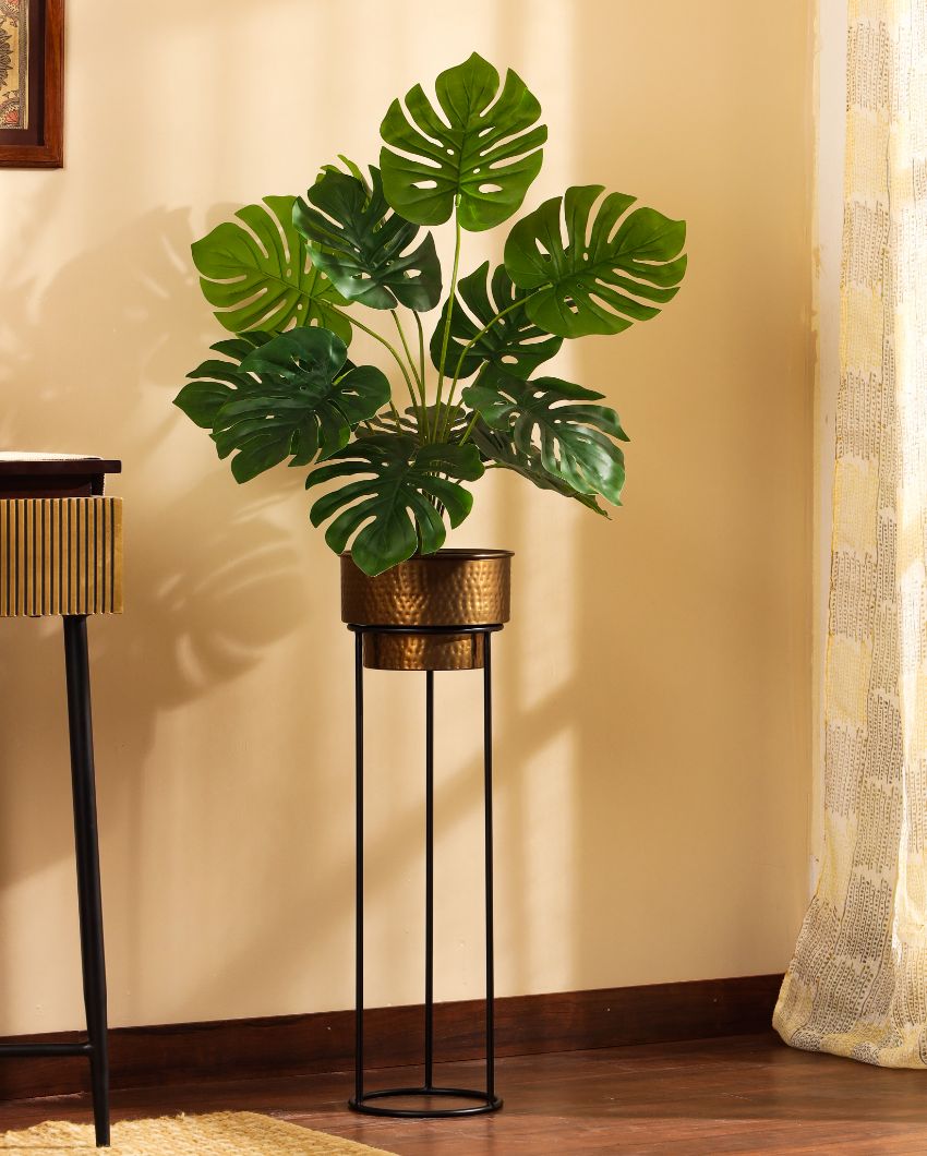 Unique Artificial Monstera Potted Plant | 24 inches