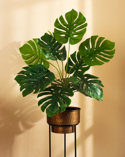 Unique Artificial Monstera Potted Plant | 24 inches