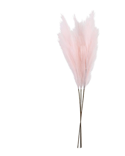 Affordable Artificial Pampas 3 Sticks Flowers Without Pot | 43 inches