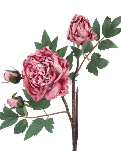 Radiant Artificial Peony Flower Spray Without Pot | 26 inches