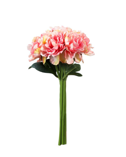 Contemporary Artificial Peony Flower 2 Bouquets Without Pot | 12 inches