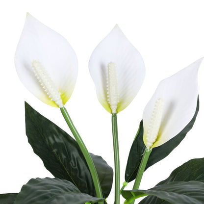 Artificial Potted Peace Lily Plant Collection | Set of 2