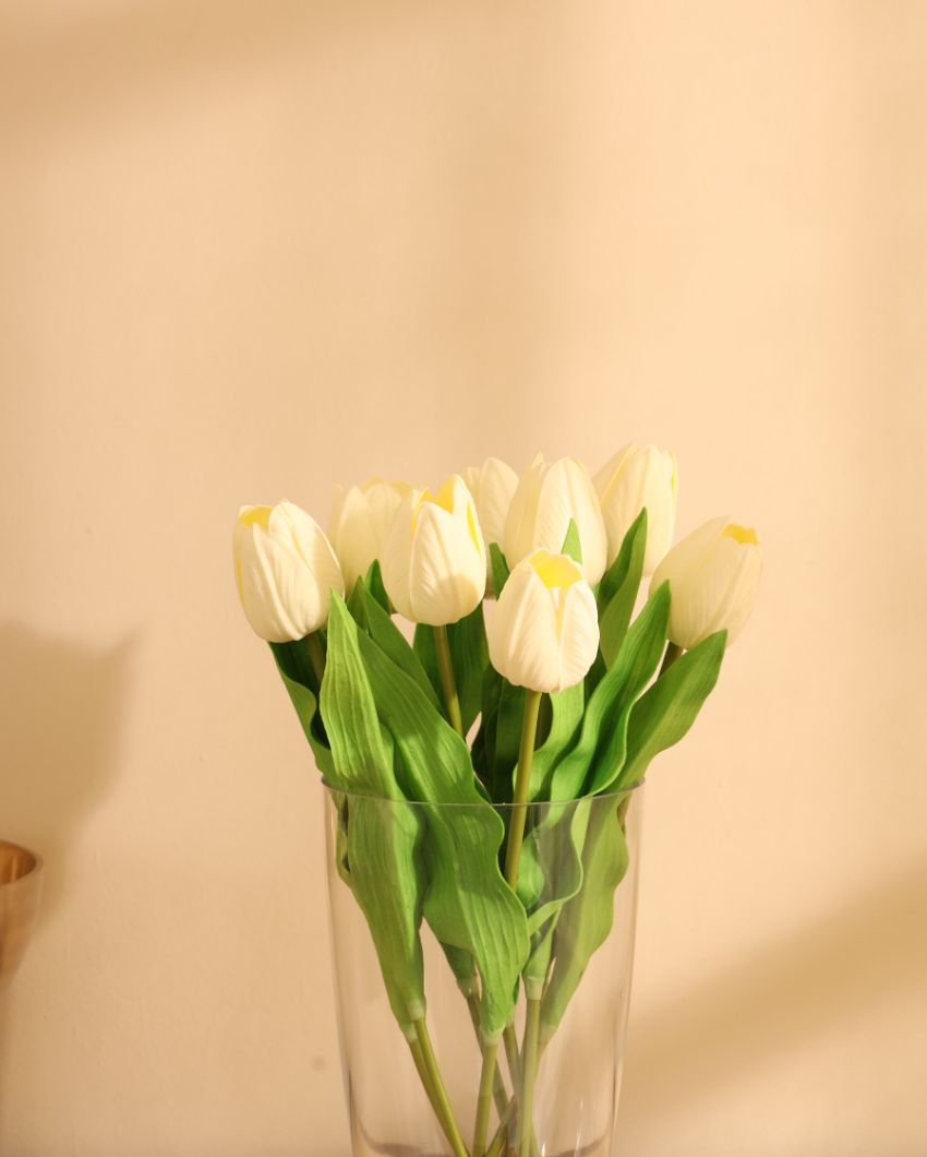 Functional Artificial Tulip Flower 5 Sticks Without Pot | 1 feet