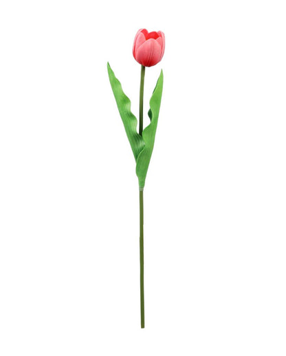 Simple Artificial Tulip Flower 5 Sticks Without Pot | 20 inches