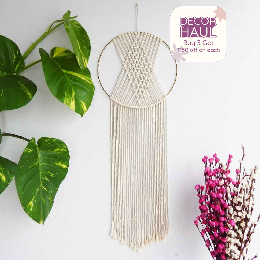 Dream Catcher With Iron Hoop and Tassels