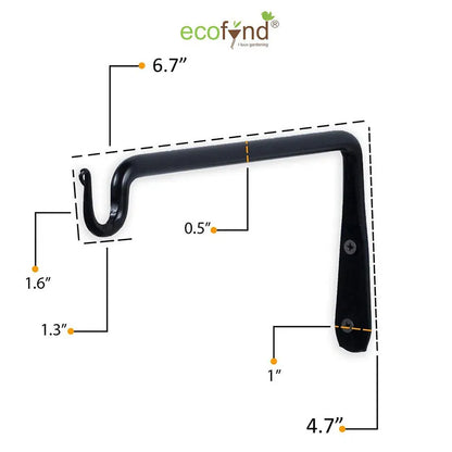 Classic Metal Wall Plant Bracket| Set of 2,4 Set of 2