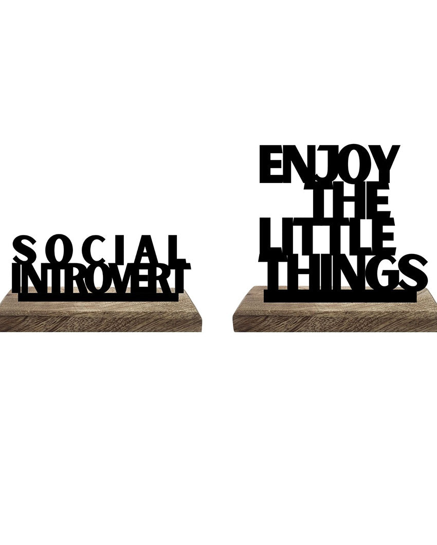 Introvert's Delight Table Décor | Set of 2