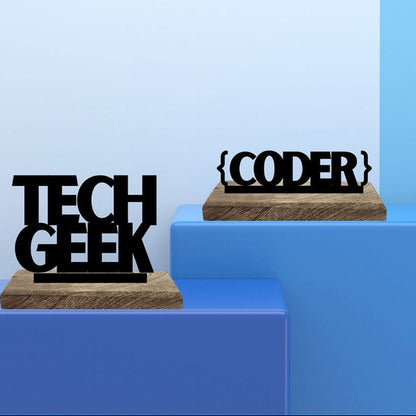 Tech Tandem Table Décor | Set of 2