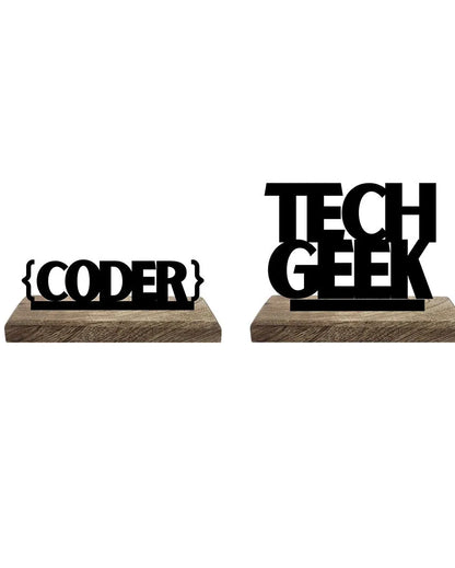 Tech Tandem Table Décor | Set of 2