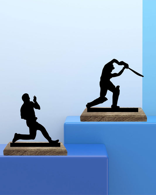 Cricketer Table Décor | Set of 2