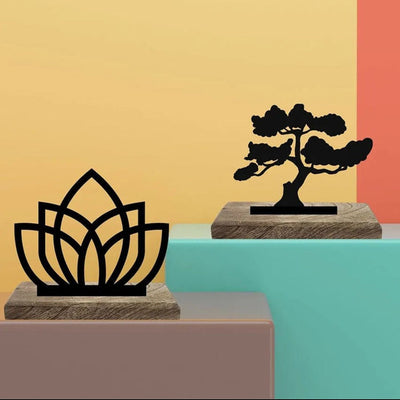 Nature's Serenity Table Décor | Set of 2