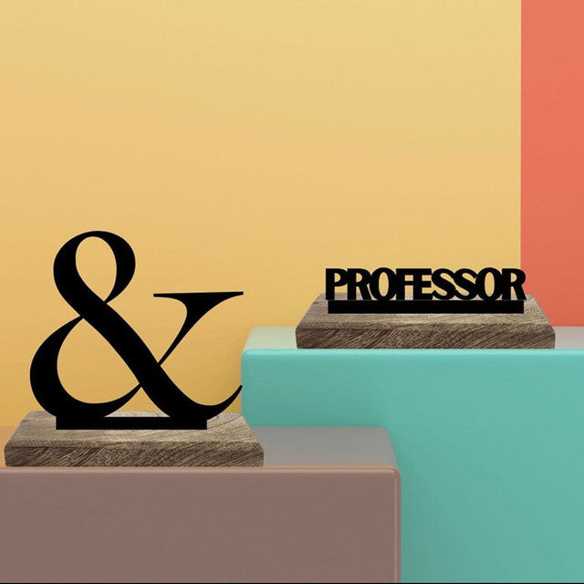 Professor Table Décor | Set of 2