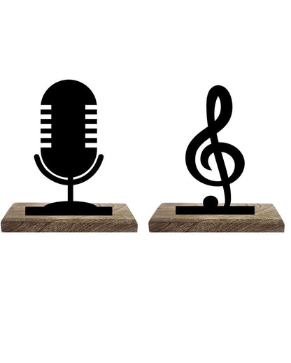 Melodic Amplification Table Décor | Set of 2