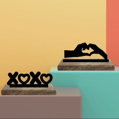 XOXO Love Birds Table Décor | Set of 2