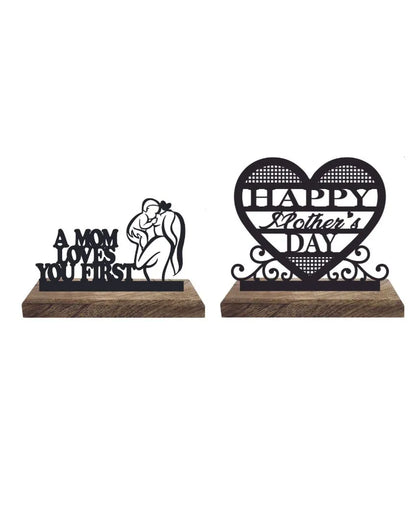 Love You Mom Table Décors | Set Of 2