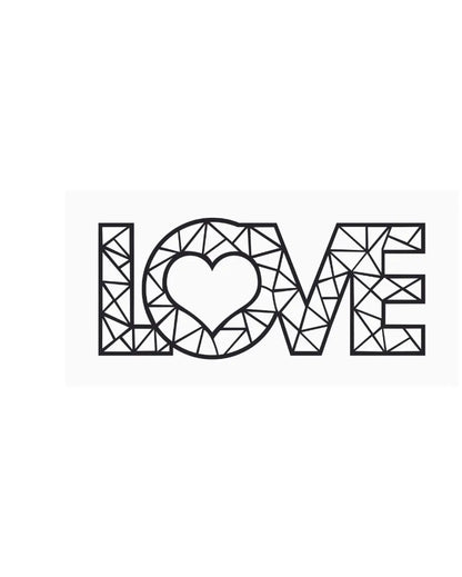 Love FrameIron Wall Hanging Décor