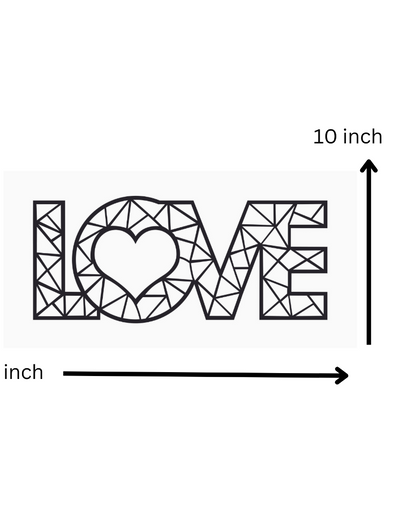 Love FrameIron Wall Hanging Décor