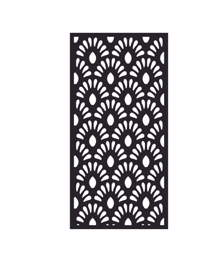 Rectangular Creative Pattern PanelIron Wall Hanging Décor