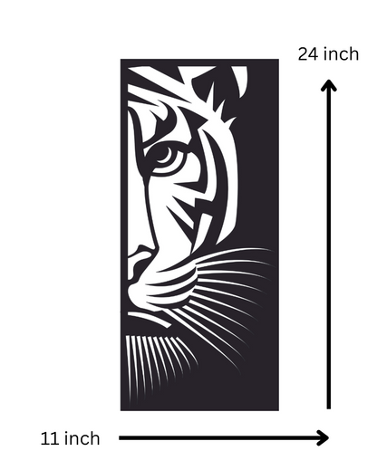 Tiger PanelIron Wall Hanging Décor