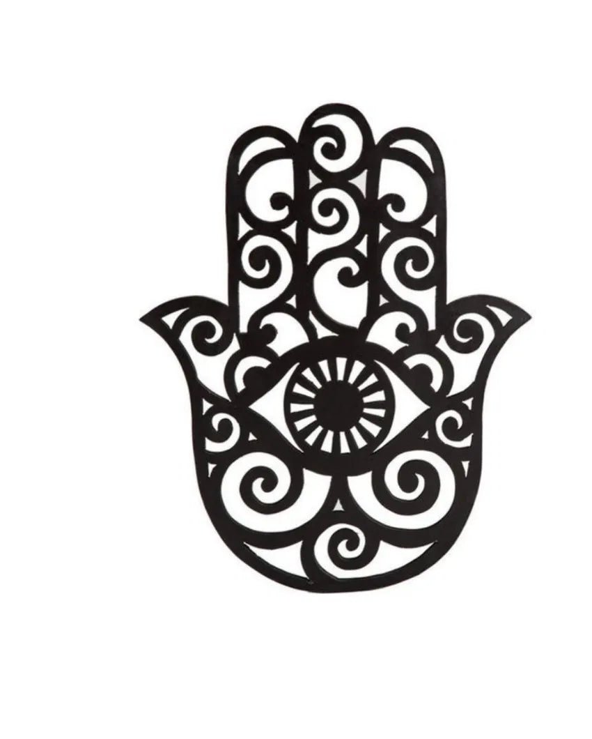 Hamsa EyeIron Wall Hanging Décor