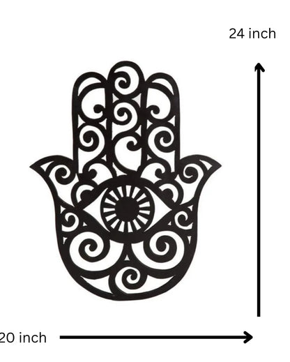 Hamsa EyeIron Wall Hanging Décor