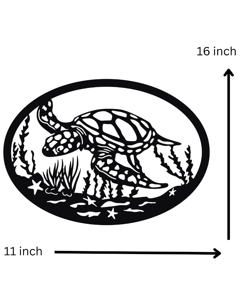 Turtle DesignIron Wall Hanging Décor