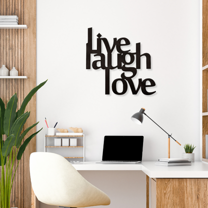 Live Laugh Love DesignIron Wall Hanging Décor