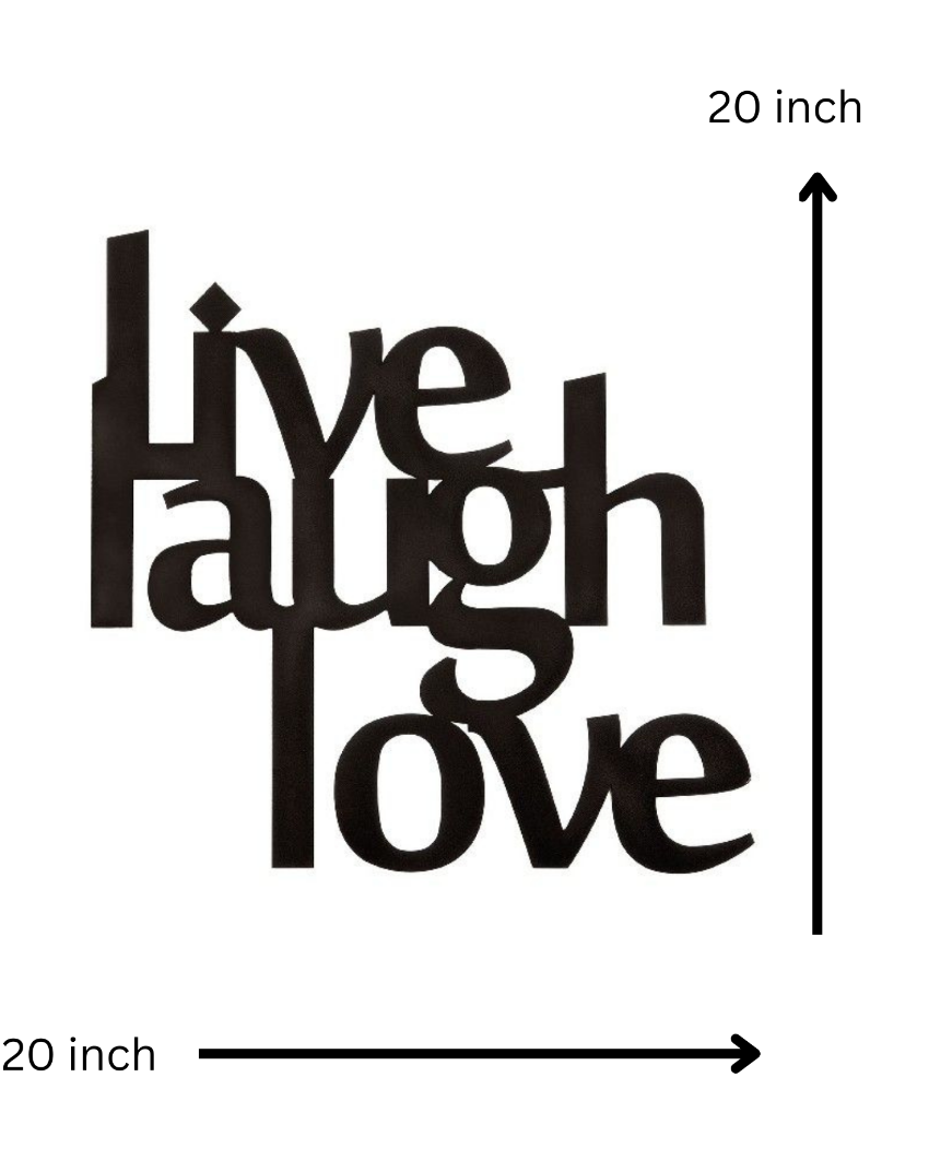 Live Laugh Love DesignIron Wall Hanging Décor