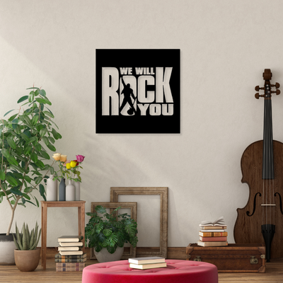 We Will Rock YouIron Wall Hanging Décor