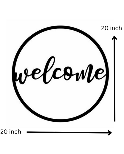 WelcomeIron Wall Hanging Décor